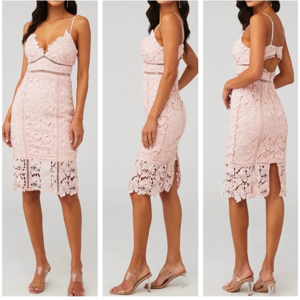 Bardot Lace Dress
